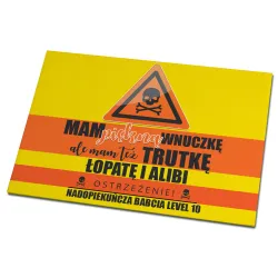 Magnes na lodówkę dla BABCI Mam piękną wnuczkę